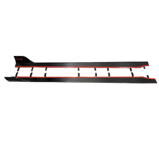 BMW G87 M2 Carbon Fiber A style side skirts