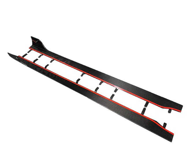 BMW G87 M2 Carbon Fiber A style side skirts