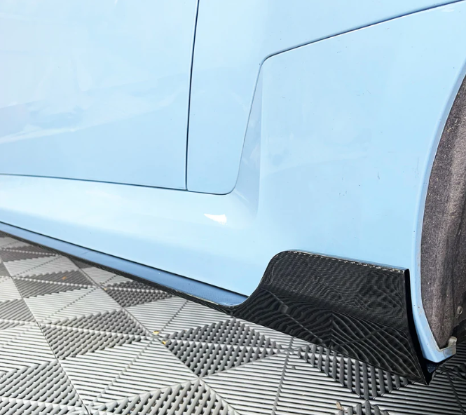 BMW G87 M2 Carbon Fiber A style side skirts