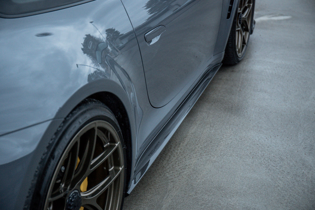 TECHART side skirts Porsche 911 992 carbon