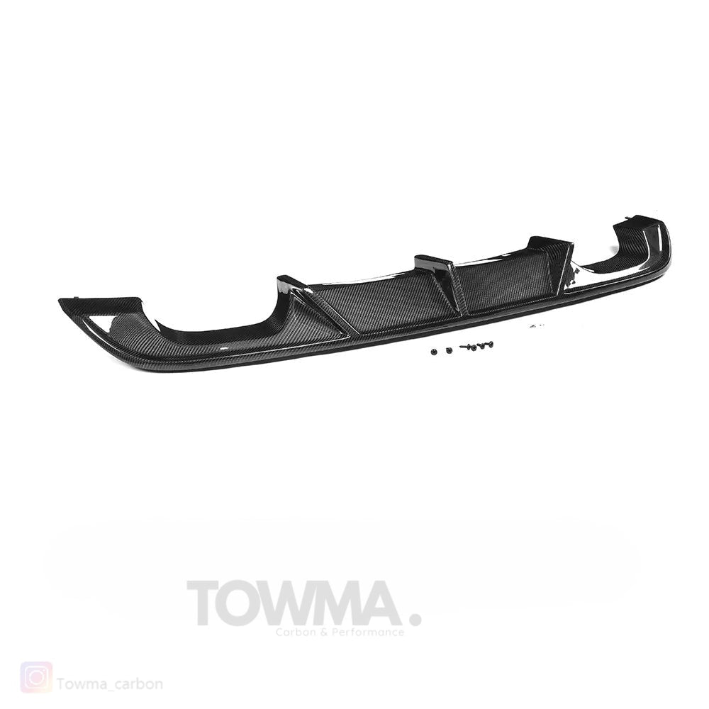 VW Golf 7R Carbon Diffuser - #towmaperformanceparts#