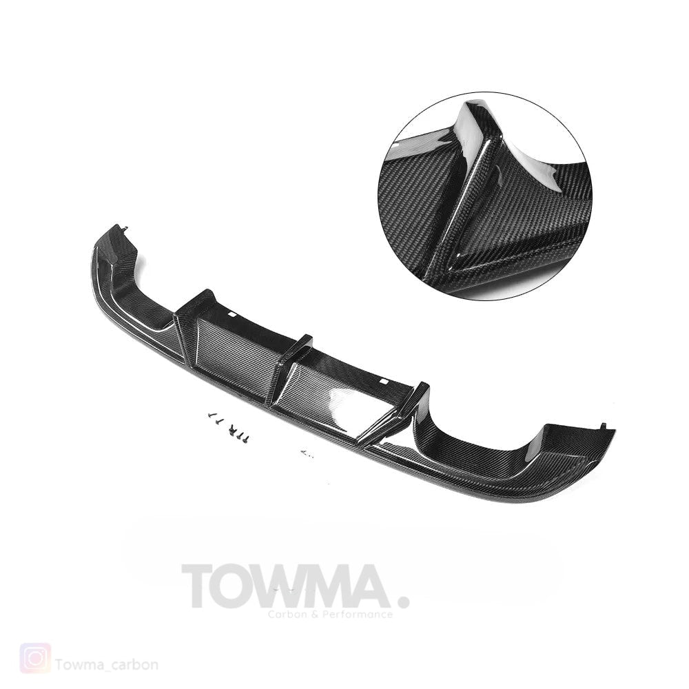 VW Golf 7R Carbon Diffuser - #towmaperformanceparts#