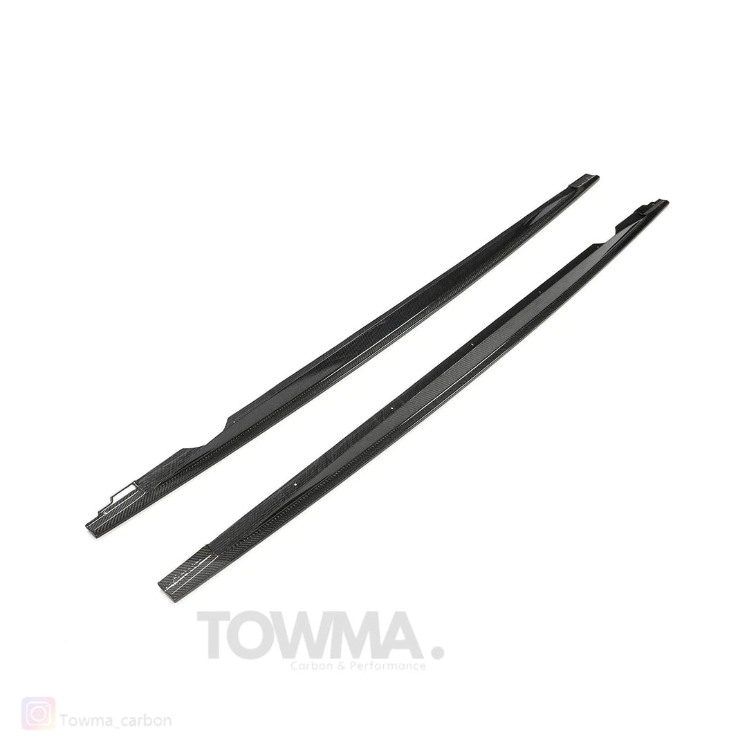 VW Golf 8R Carbon Sideskirts - #towmaperformanceparts#