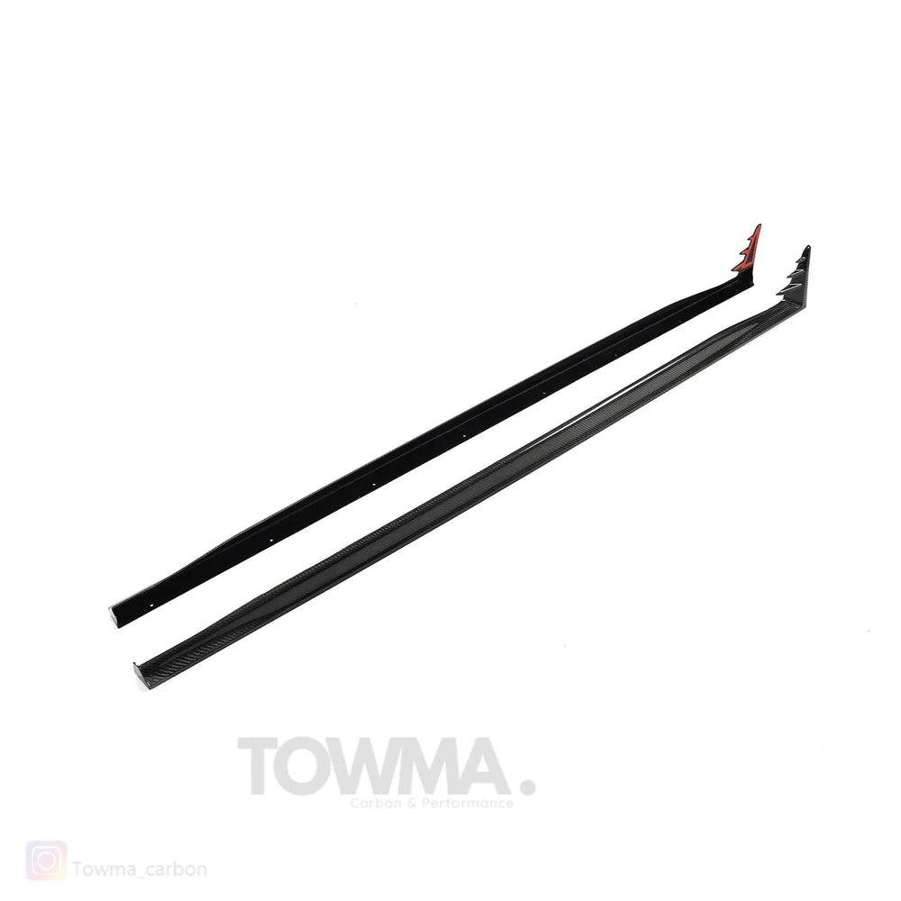 VW Golf 8 GTI/R Carbon Sidekirts - #towmaperformanceparts#
