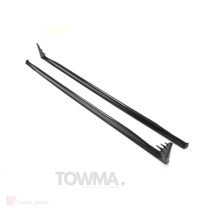 VW Golf 8 GTI/R Carbon Sidekirts - #towmaperformanceparts#