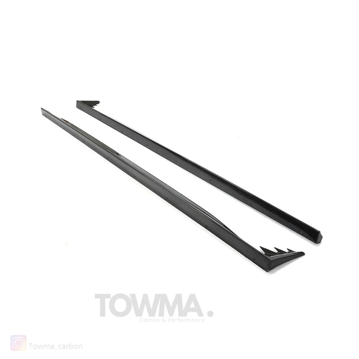 VW Golf 8 GTI/R Carbon Sidekirts - #towmaperformanceparts#