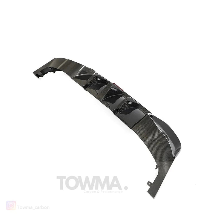 VW Golf 8 GTI Carbon Diffuser met 3e remlicht - #towmaperformanceparts#