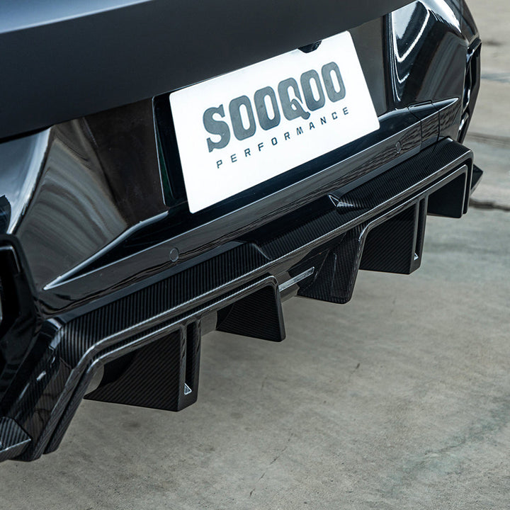 TOWMA. - SooQoo BMW XM G09 Prepreg Carbon Fiber Rear Diffuser