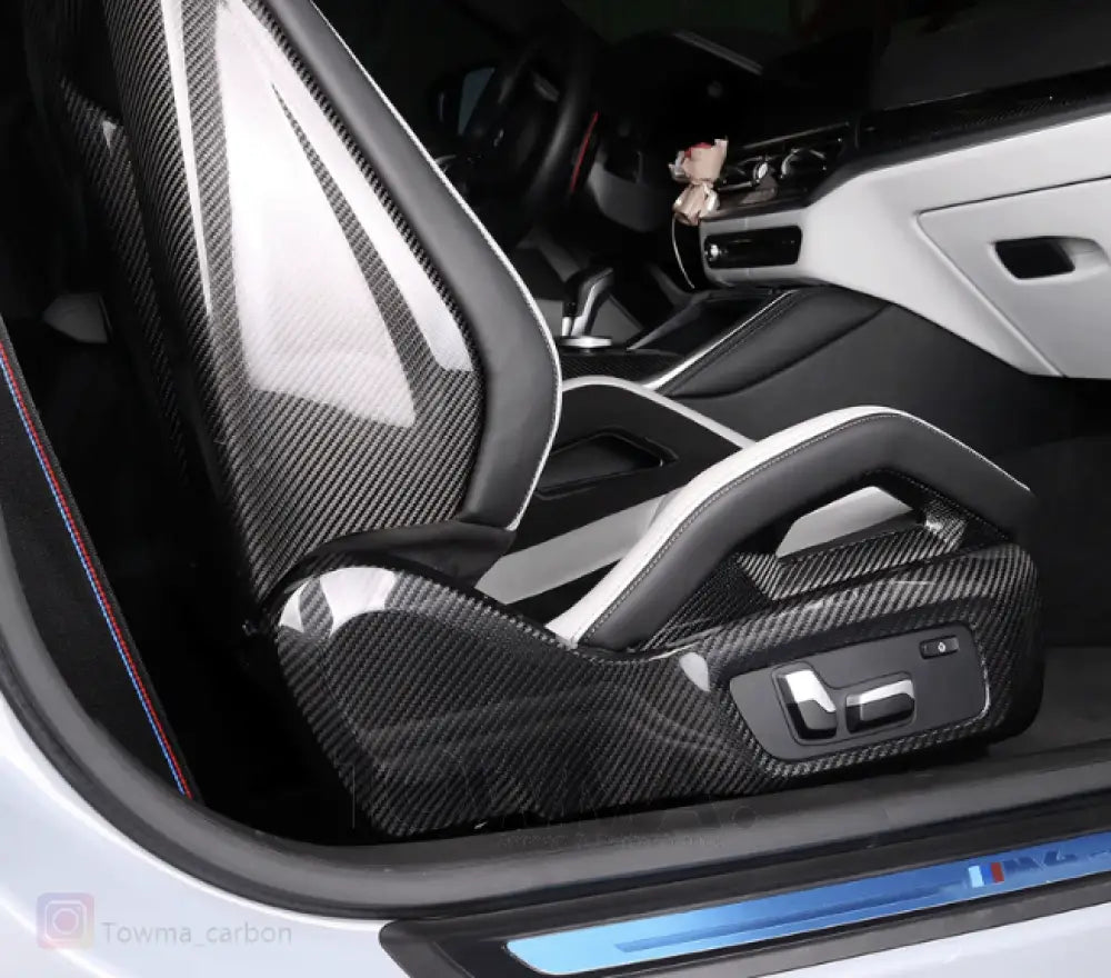 BMW G87 Carbon Fiber Side Seat Cover Interieur