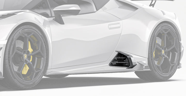 Lamborghini Huracan EVO Carbon Fiber Side Skirt Vent