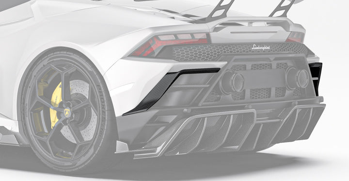 Lamborghini Huracan EVO Carbon Fiber Rear Canards