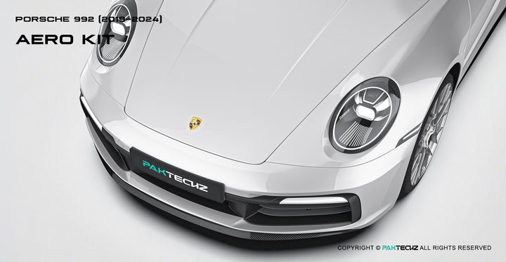 Porsche 911 992.1 Carrera / Carrera S/T/4/4S/GTS Prepreg Carbon Fiber Front Lip