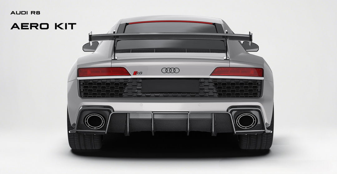 Audi R8 V10 Carbon Fiber Rear Diffuser