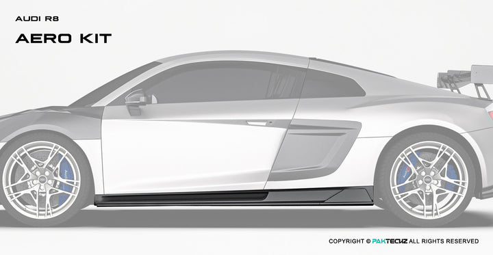 Audi R8 V10 Carbon Fiber Side Skirts