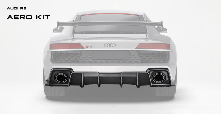 Audi R8 V10 Carbon Fiber Rear Diffuser