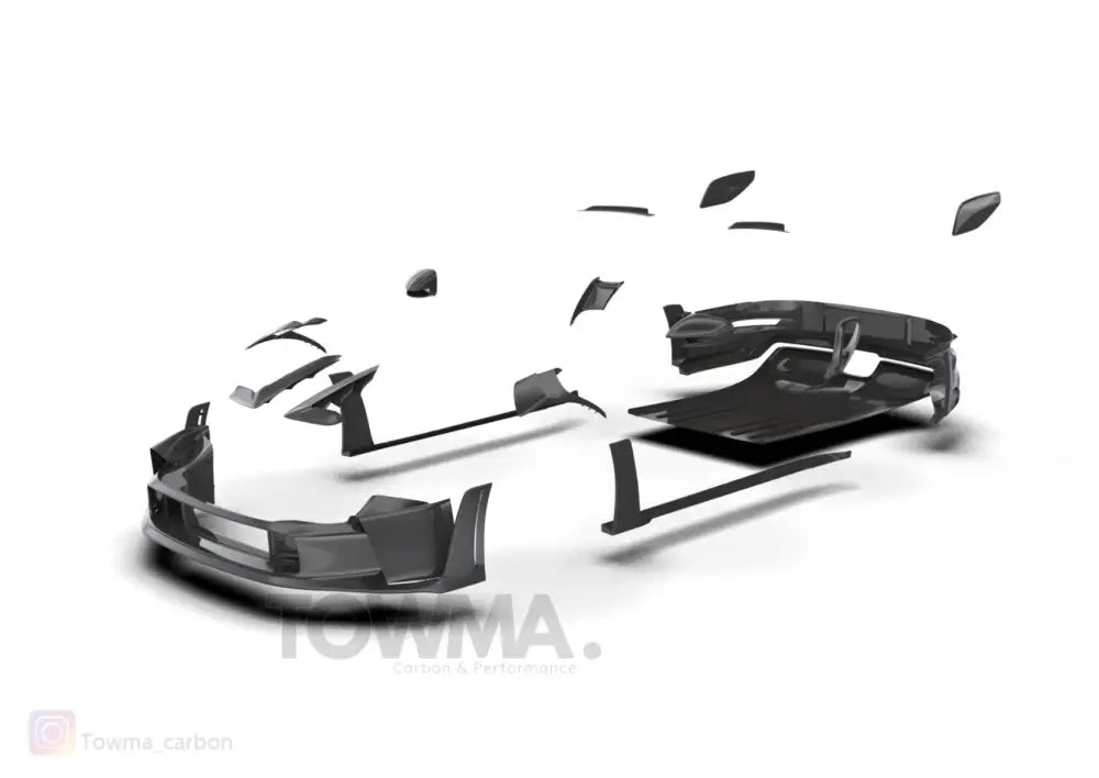 TOWMA. 992 GT3 RS OEM Dry Carbon Fiber Body Kit 991 992 GT3RS