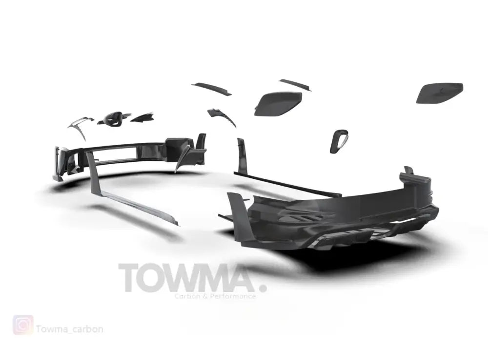 TOWMA. 992 GT3 RS OEM Dry Carbon Fiber Body Kit 991 992 GT3RS